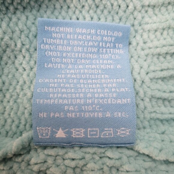 Pennmans Ladies Size Large Loose Fit Mint Green Turtleneck Sweater - Picture 6 of 9